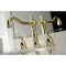 Kingston Brass KS1972KL Widespread Bathroom Faucet with Brass Pop-Up, Polished Brass KS1972KL - alternate 3